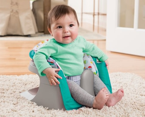 Ghế tập ngồi Summer Infant SuperSeat 4 trong 1 với khay đồ chơi xoay 360 độ