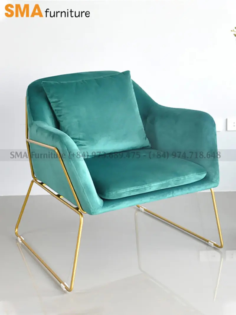 Ghế thư giãn đệm mút bọc vải polyester