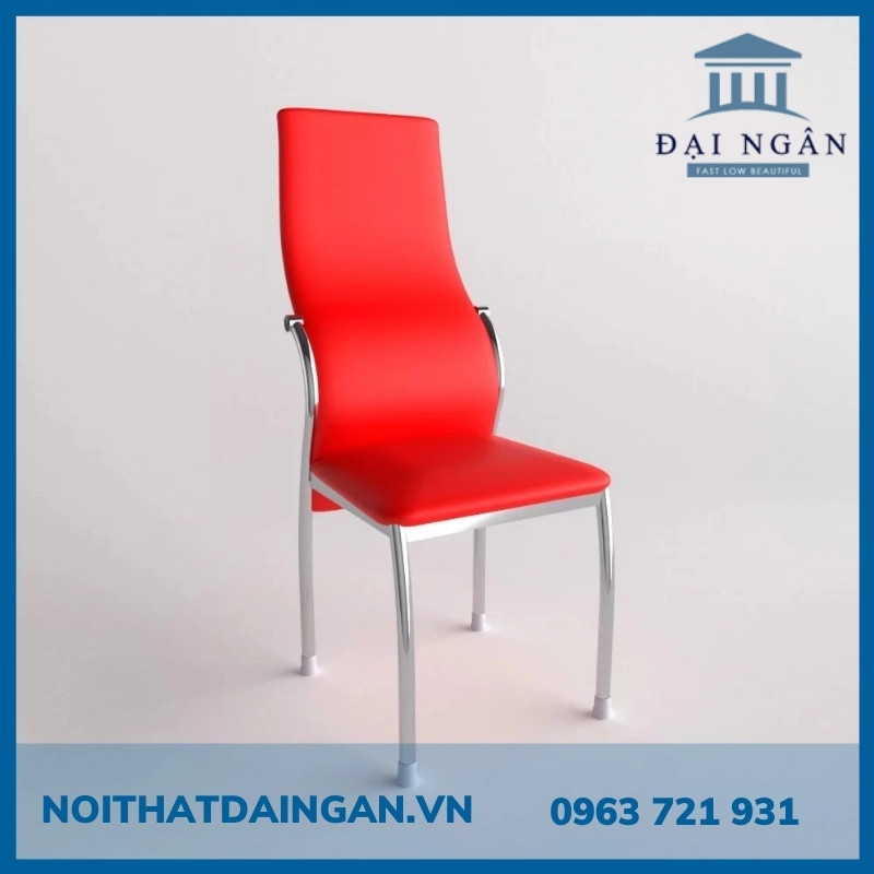 Ghế tựa có nệm với kiểu dáng hiện đại, mang lại sự thoải mái