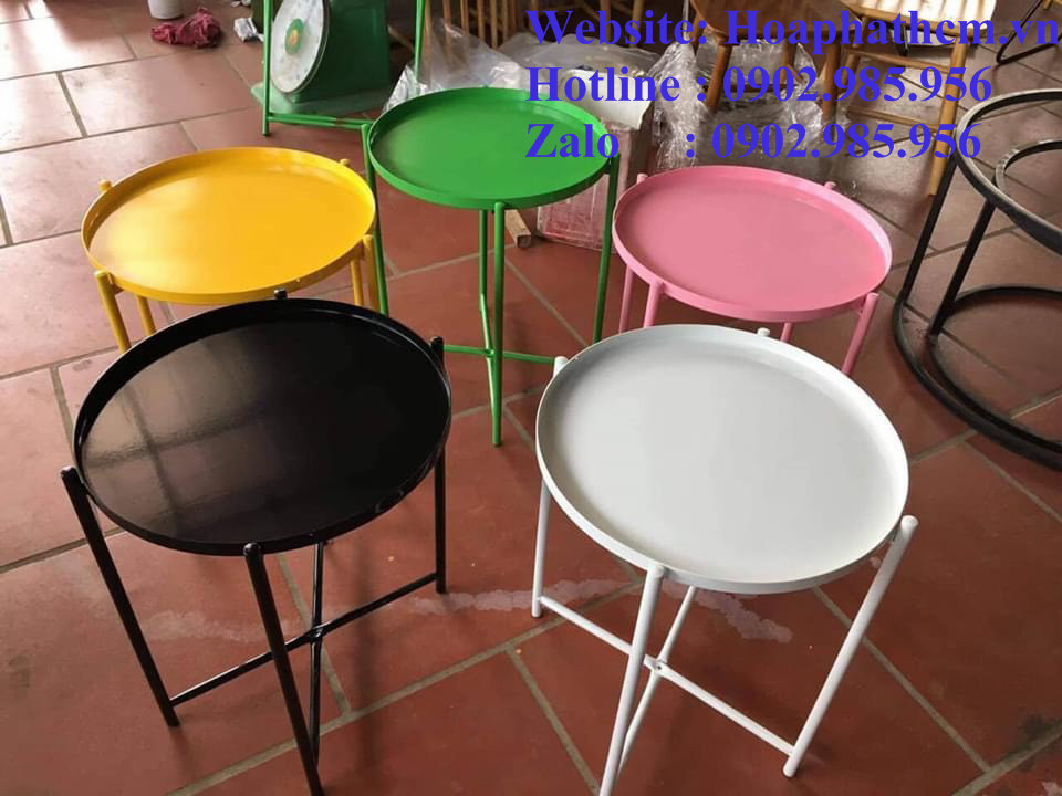 Ghế tựa lưng cafe màu sắc tươi sáng cho không gian trẻ trung