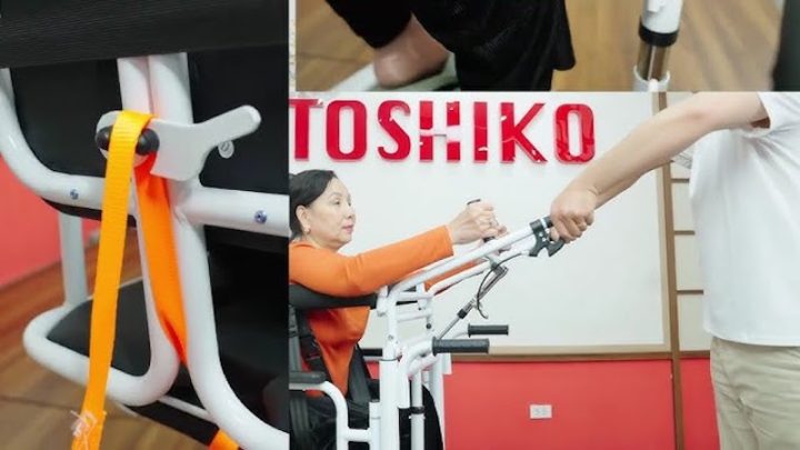 Ghế tựa lưng hỗ trợ vận động nhẹ nhàng cho người liệt