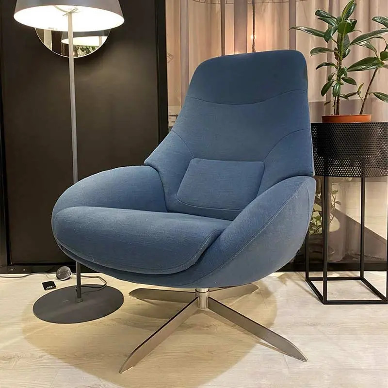 Ghế tựa phòng khách màu xanh sang trọng và dịu mát