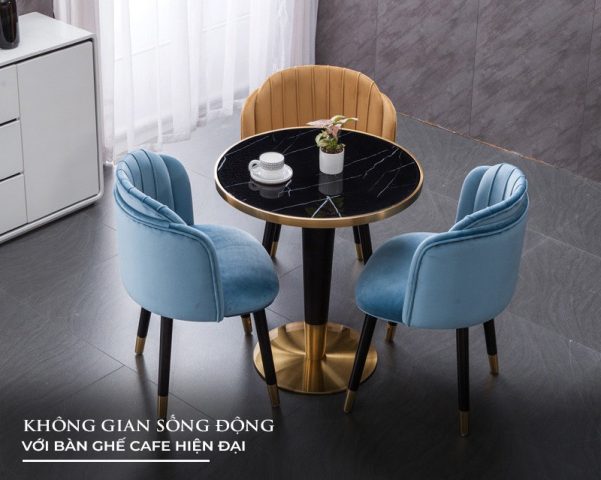 ghế tựa quán cafe thoải mái