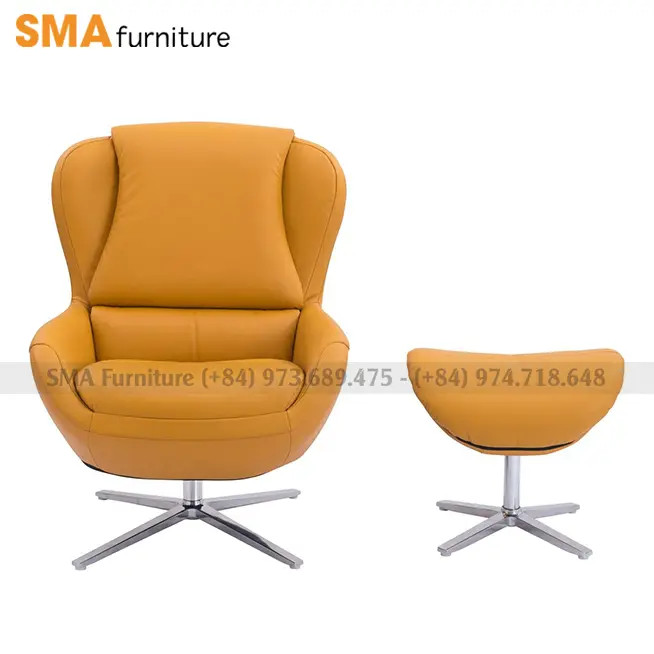 Ghế tựa tròn hiện đại với kiểu dáng sofa sang trọng