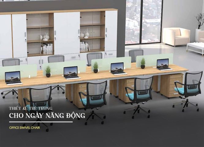 Ghế văn phòng cao cấp Govi, thiết kế trẻ trung cho ngày làm việc đầy năng lượng