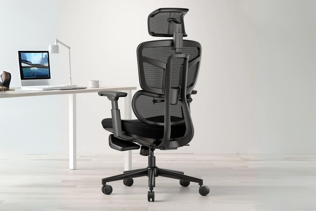 Ghế xoay công thái học Hbada lưng kép 4D/5D điều chỉnh