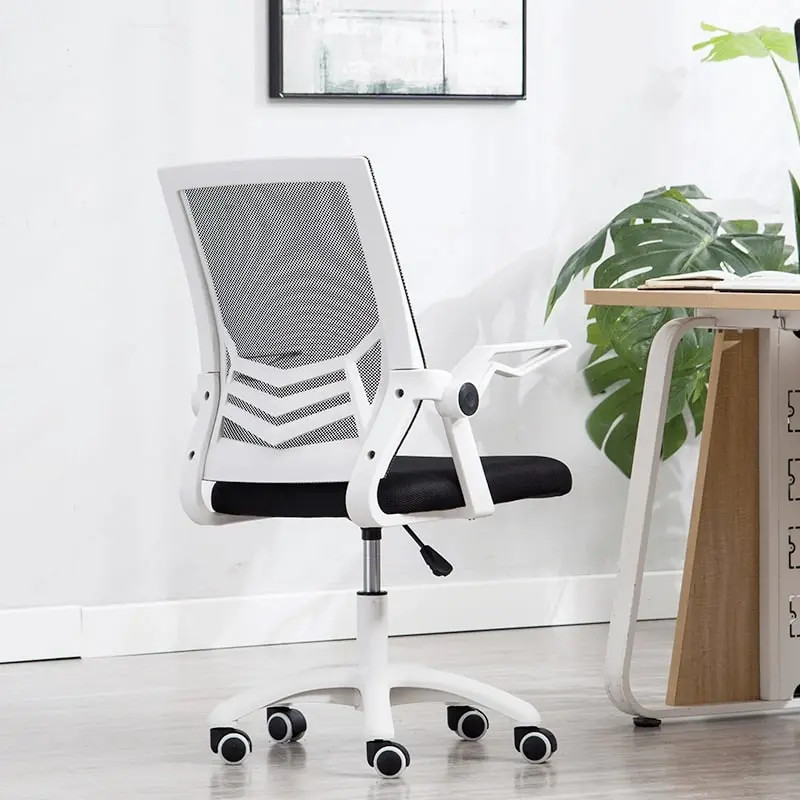 Ghế xoay lưới màu trắng công thái học mang lại sự thoải mái