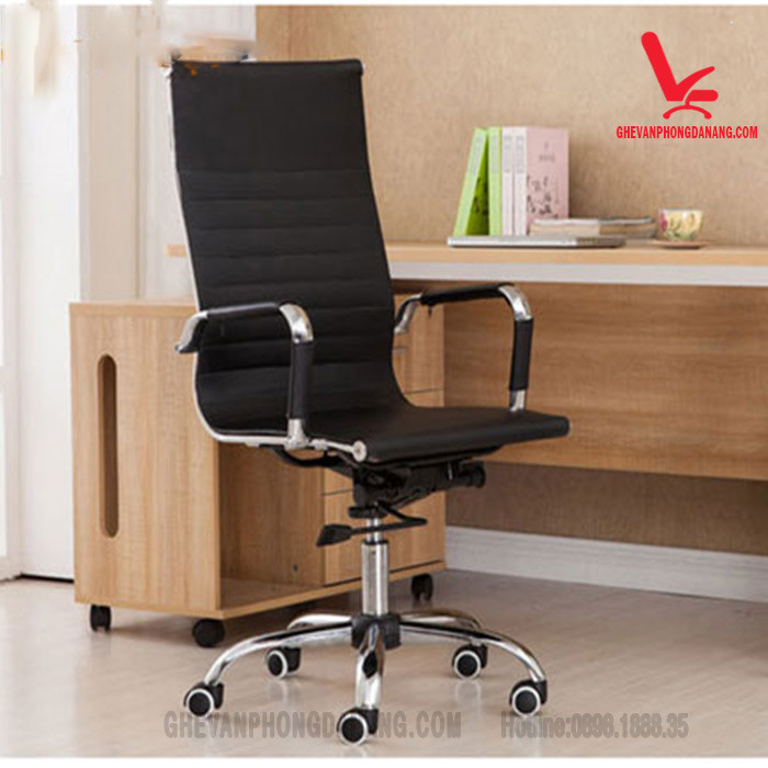 Ghế xoay văn phòng bọc da cao cấp