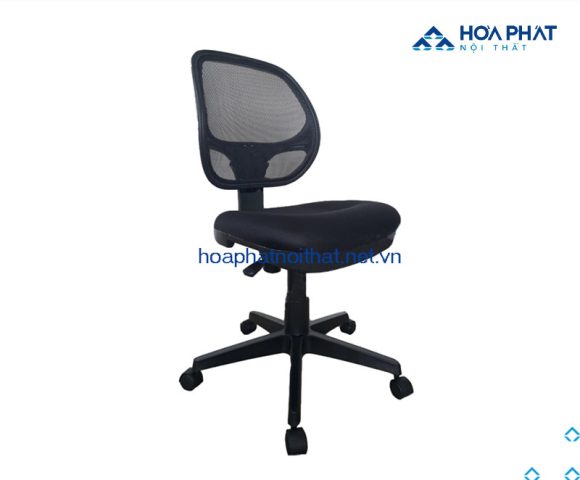 Ghế xoay văn phòng không tay vịn lưng lưới GL101K màu đen