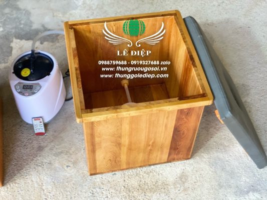 Ghế xông hơi vùng kín kèm máy xông Hero 2 lít