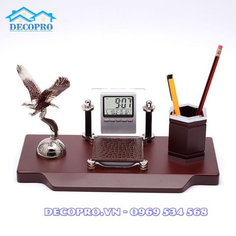 Giá để bút bàn làm việc hình đại bàng sang trọng, phụ kiện trang trí bàn làm việc ý nghĩa