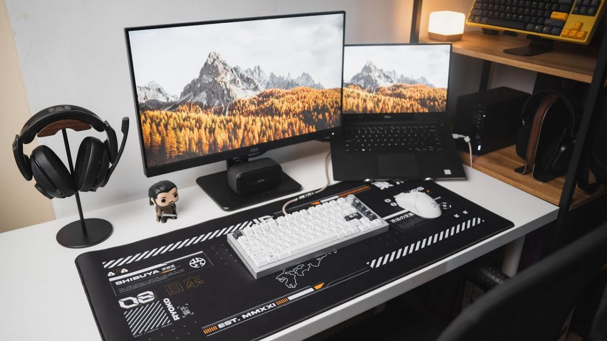 Góc làm việc gaming hiện đại giúp tăng cảm hứng decor tại nhà