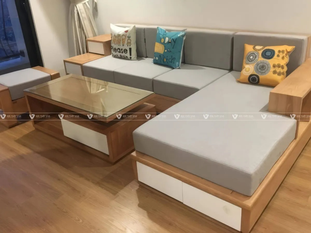 Hạn chế về họa tiết trên bàn ghế gỗ công nghiệp phòng khách