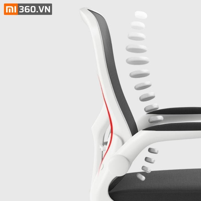 Hệ thống hỗ trợ thắt lưng hình chữ Y trên ghế công thái học Xiaomi HBADA HDNY163