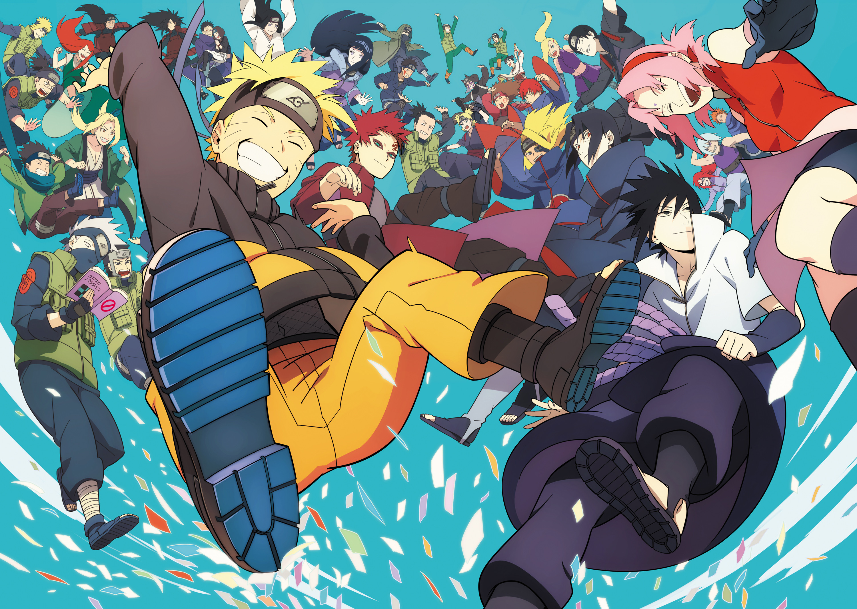 Hình nền máy tính Naruto mạnh mẽ, thể hiện tinh thần kiên cường