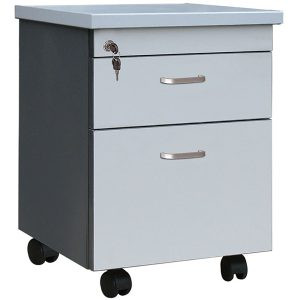 Hộc bàn làm việc di động một ngăn kéo và một ngăn tủ mở HPM1D1F