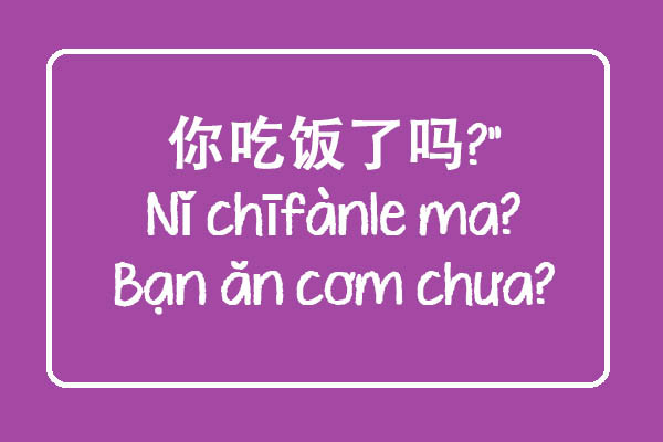 Học cách hỏi bạn ăn chưa tiếng Trung một cách tự nhiên và chính xác