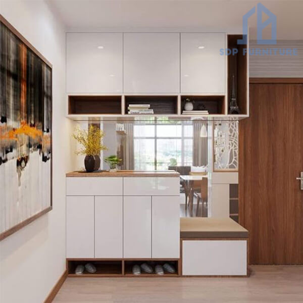 Kệ để giày cao có ghế ngồi đa năng