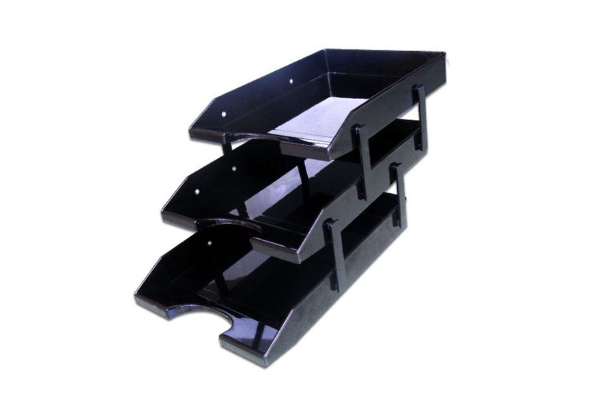 Kệ đựng tài liệu để bàn làm việc mica dạng tầng