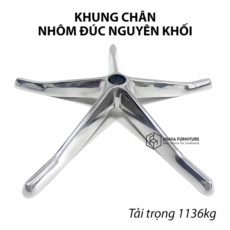 Khung chân hợp kim thép chắc chắn của ghế công thái học SMA Lumbar 03