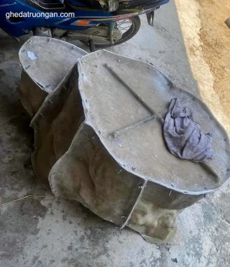Khuôn bàn xi măng hình con voi độc đáo