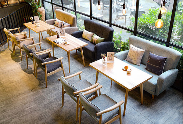 kích thước bàn ghế cà phê sofa