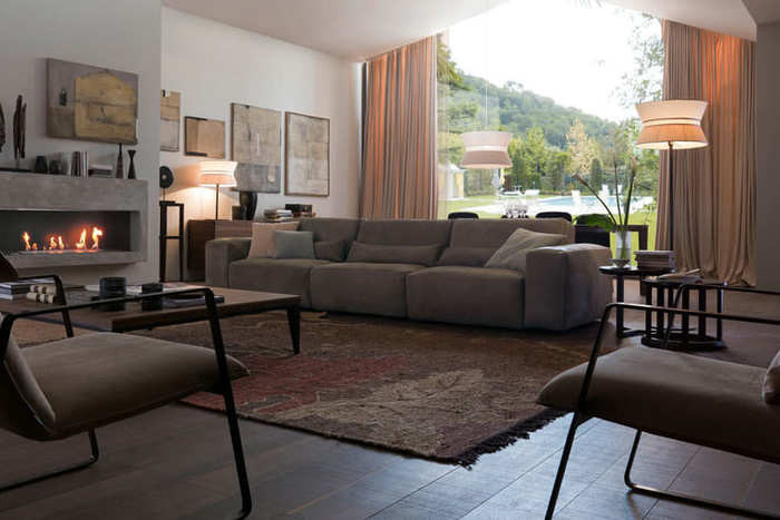 Kích thước bàn ghế sofa ba chỗ ngồi lớn