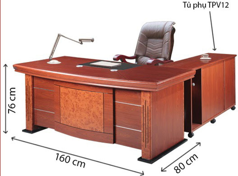 Kích thước bàn làm việc giám đốc đúng chuẩn