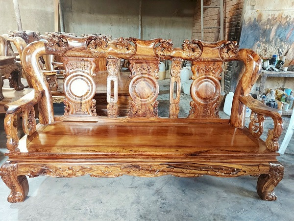 Kích thước bộ bàn ghế tay 12 gỗ cẩm lai