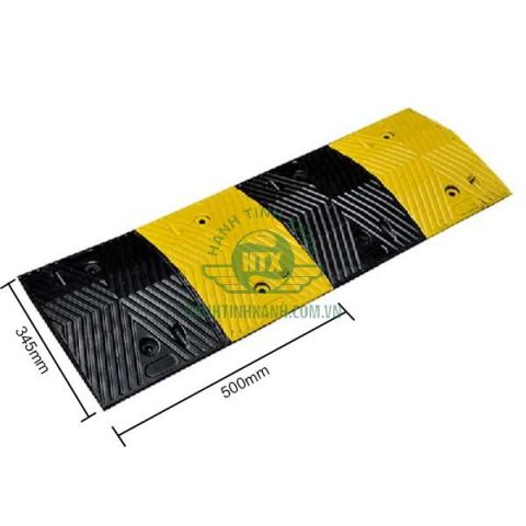 Kích thước cơ bản của gờ giảm tốc cao su giúp người dùng dễ dàng định hình và lựa chọn sản phẩm phù hợp