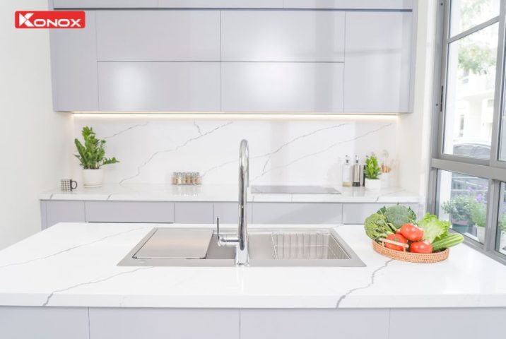 Kích thước đảo bếp kết hợp bàn ăn tiêu chuẩn