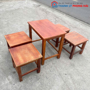 Kiểm tra kỹ lưỡng bàn ghế gỗ cafe thanh lý trước khi mua