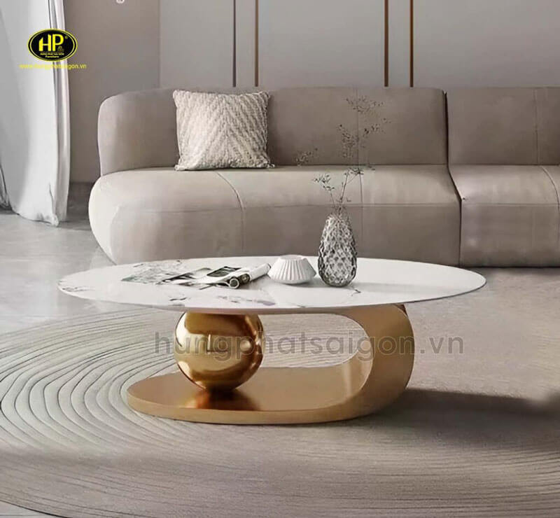kiểu dáng bàn tròn bầu dục hiện đại C36