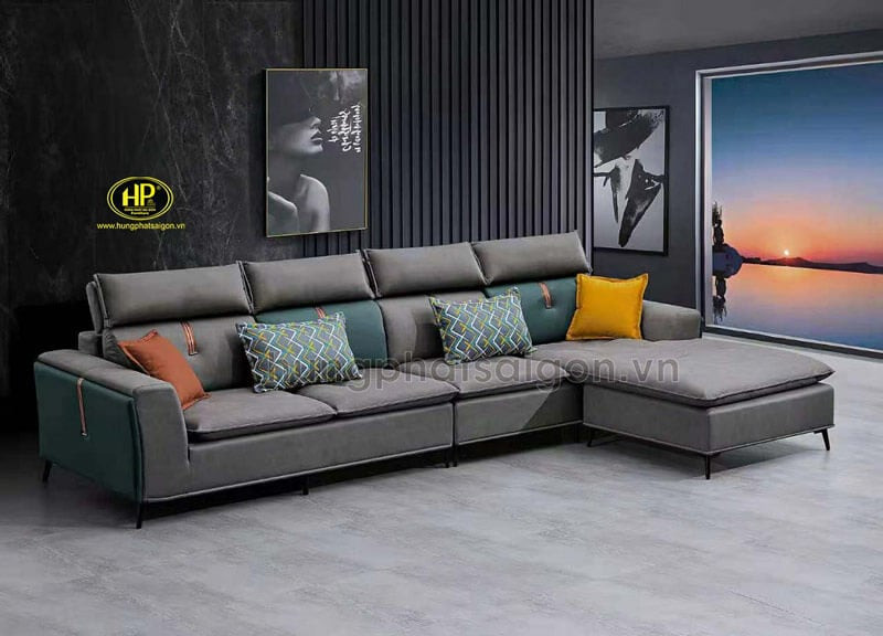 kiểu sofa góc nỉ
