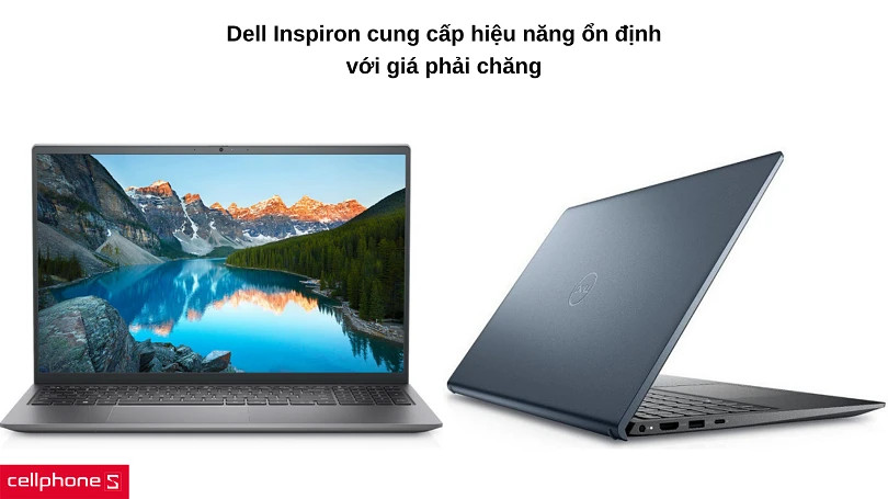 Laptop Dell Inspiron cũ được ưa chuộng