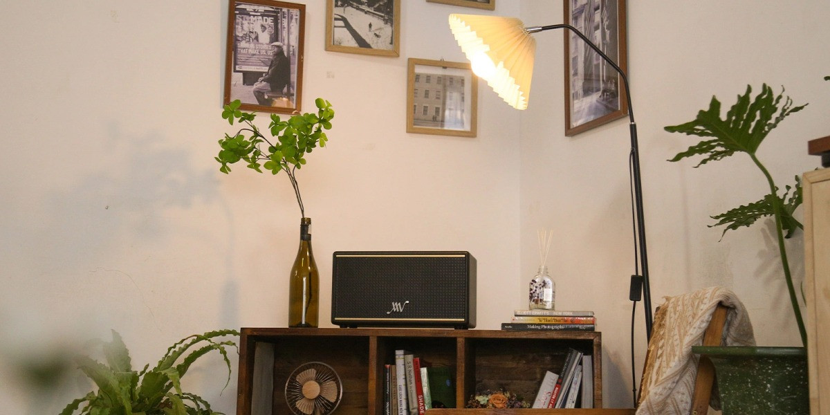 Loa decor bàn làm việc Alpha Works Classic V80 phong cách retro