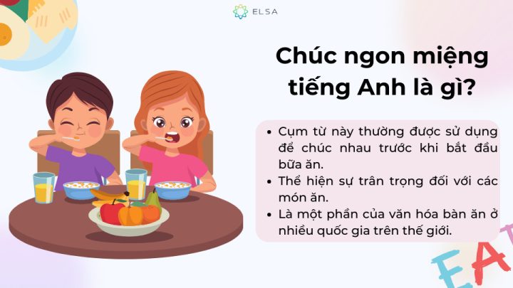 Lời chúc bạn ăn ngon miệng tiếng Anh tạo không khí ấm cúng cho mọi bữa tiệc