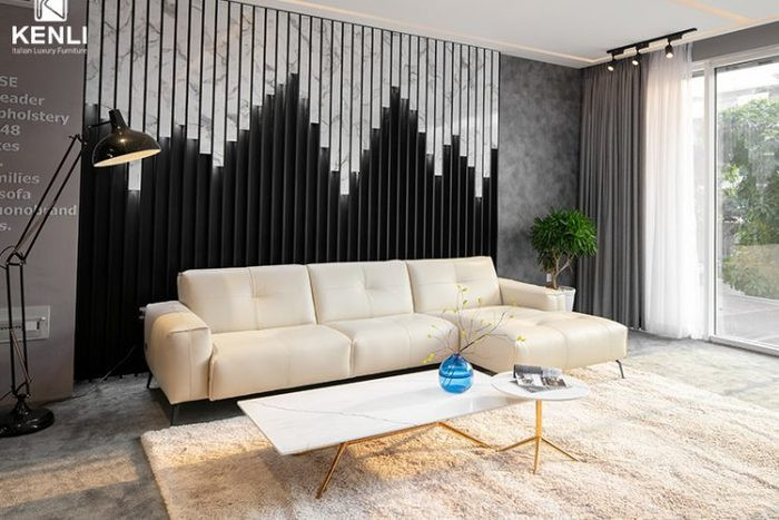 Lựa chọn kích thước bàn ghế sofa chữ L phù hợp không gian
