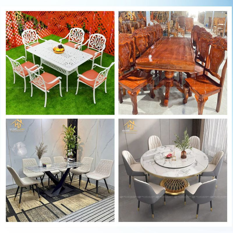 Lựa chọn phong cách bàn ăn gia đình