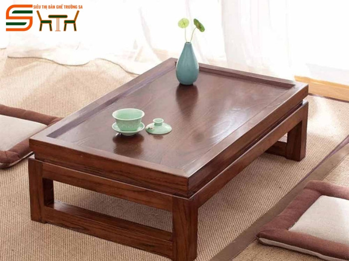 Mẫu bàn ăn ngồi bệt chân gấp gấp gọn tiện lợi