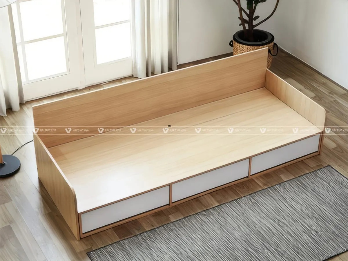 Mẫu bàn ghế gỗ công nghiệp phòng khách phù hợp với không gian nhỏ