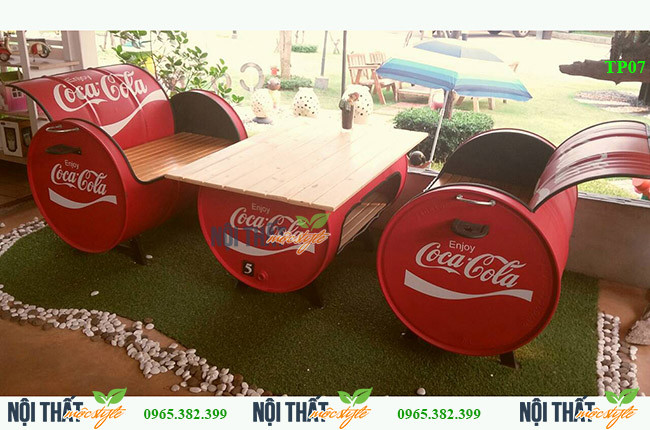 Mẫu bàn ghế tự chế đẹp TP07
