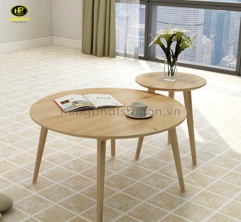 Mẫu bàn gỗ mini đẹp làm từ gỗ sồi