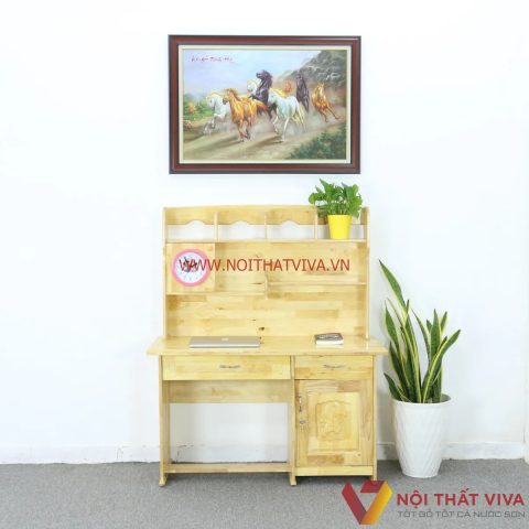 mẫu bàn học sinh bằng gỗ tự nhiên thiết kế hiện đại