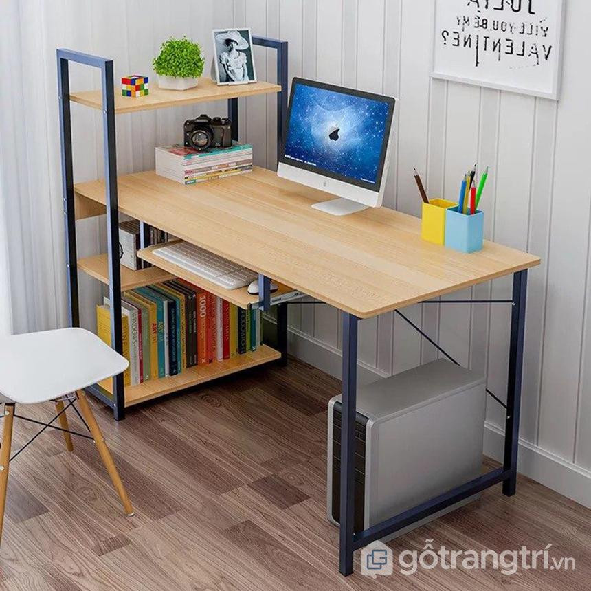 Mẫu bàn học sinh cấp 3 giá phải chăng, tiện dụng.