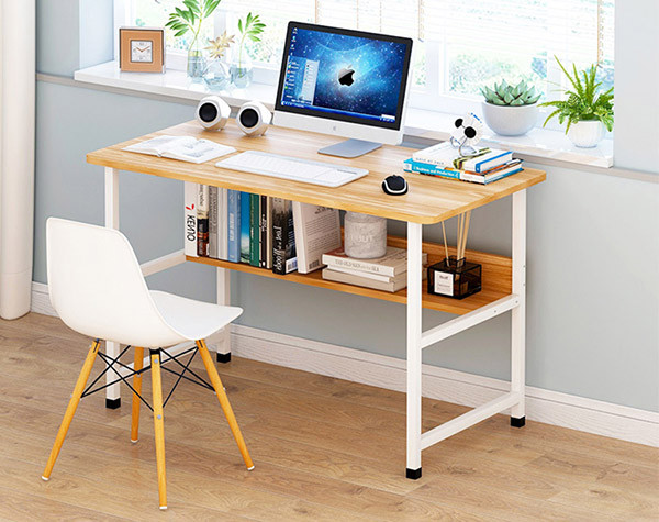 Mẫu bàn làm việc 2 tầng tiện lợi cho phòng ngủ