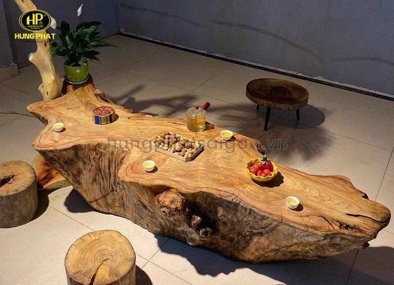 Mẫu bộ bàn ghế gỗ lũa đẹp