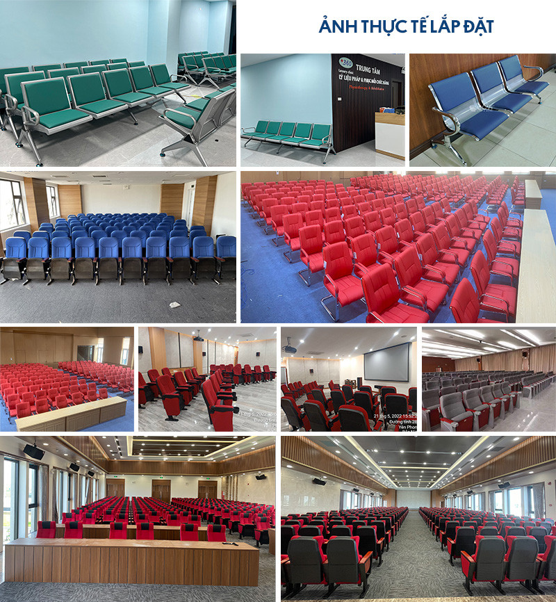Mẫu ghế chờ văn phòng bọc da cao cấp tại sảnh công ty
