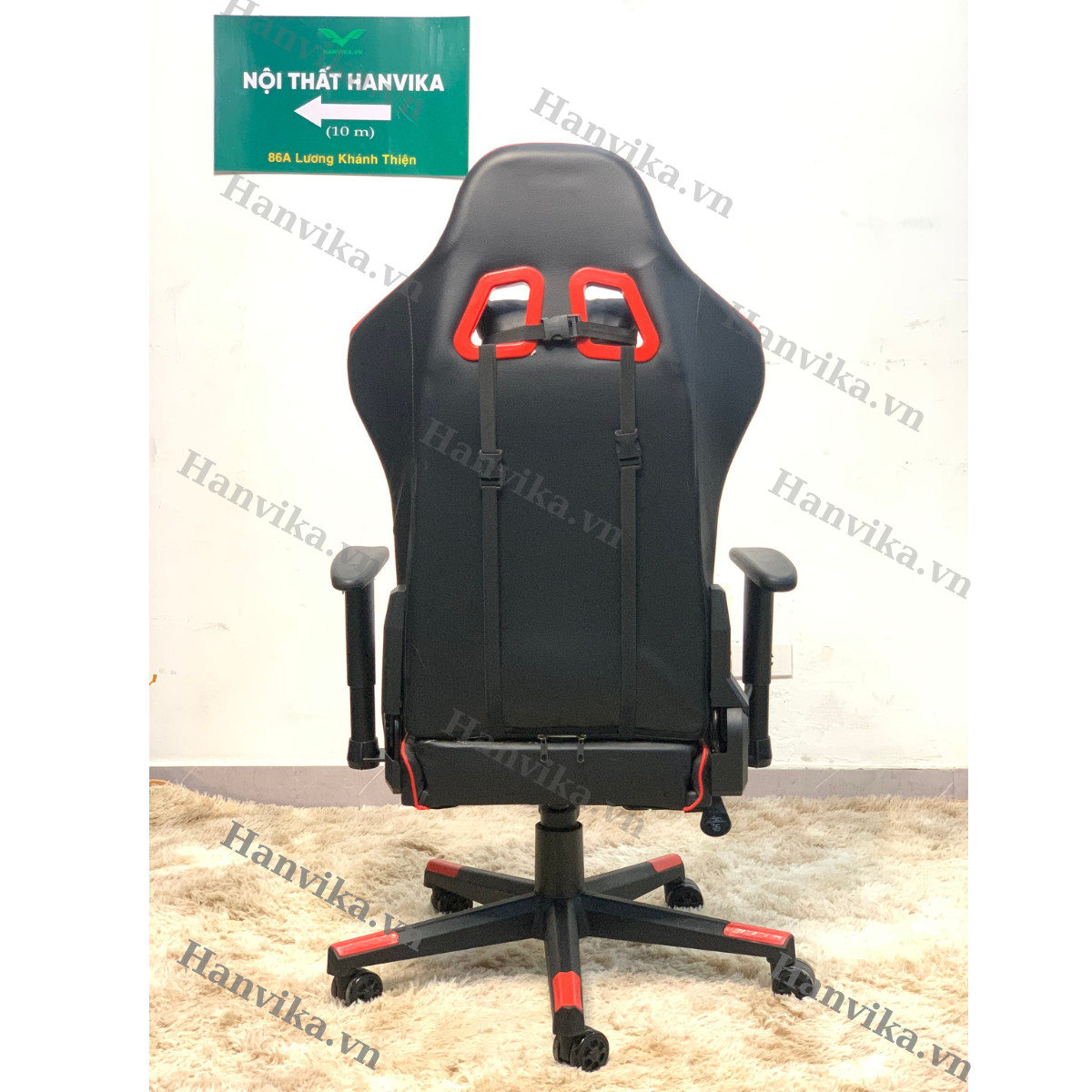 Mẫu ghế gaming ngả 180 độ Extreme Zero V1+ màu đỏ đen phong cách