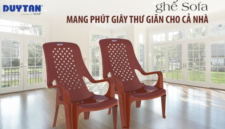 mẫu ghế nhựa sofa Duy Tân hiện đại